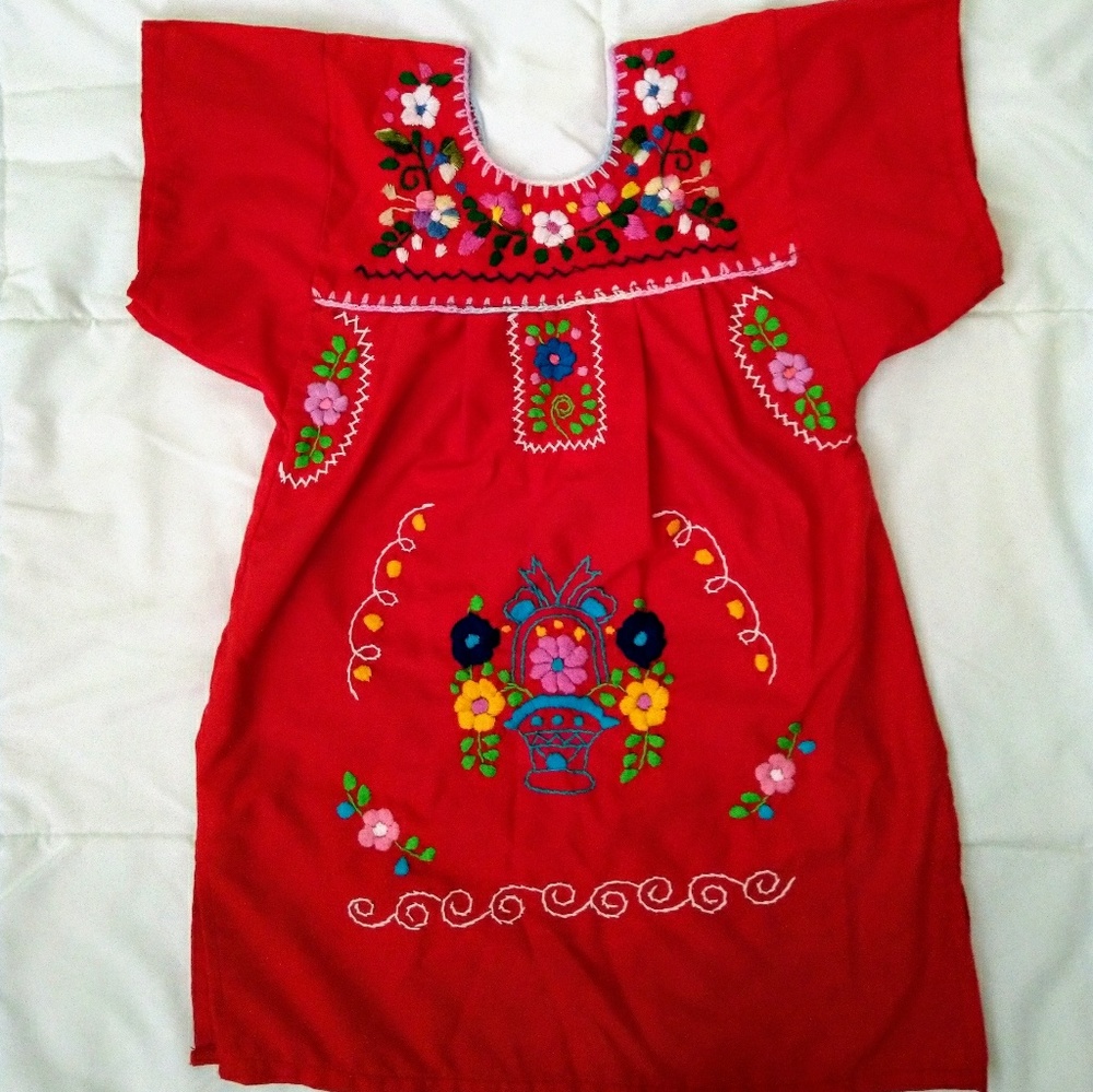 Mexican Embroidered Dress